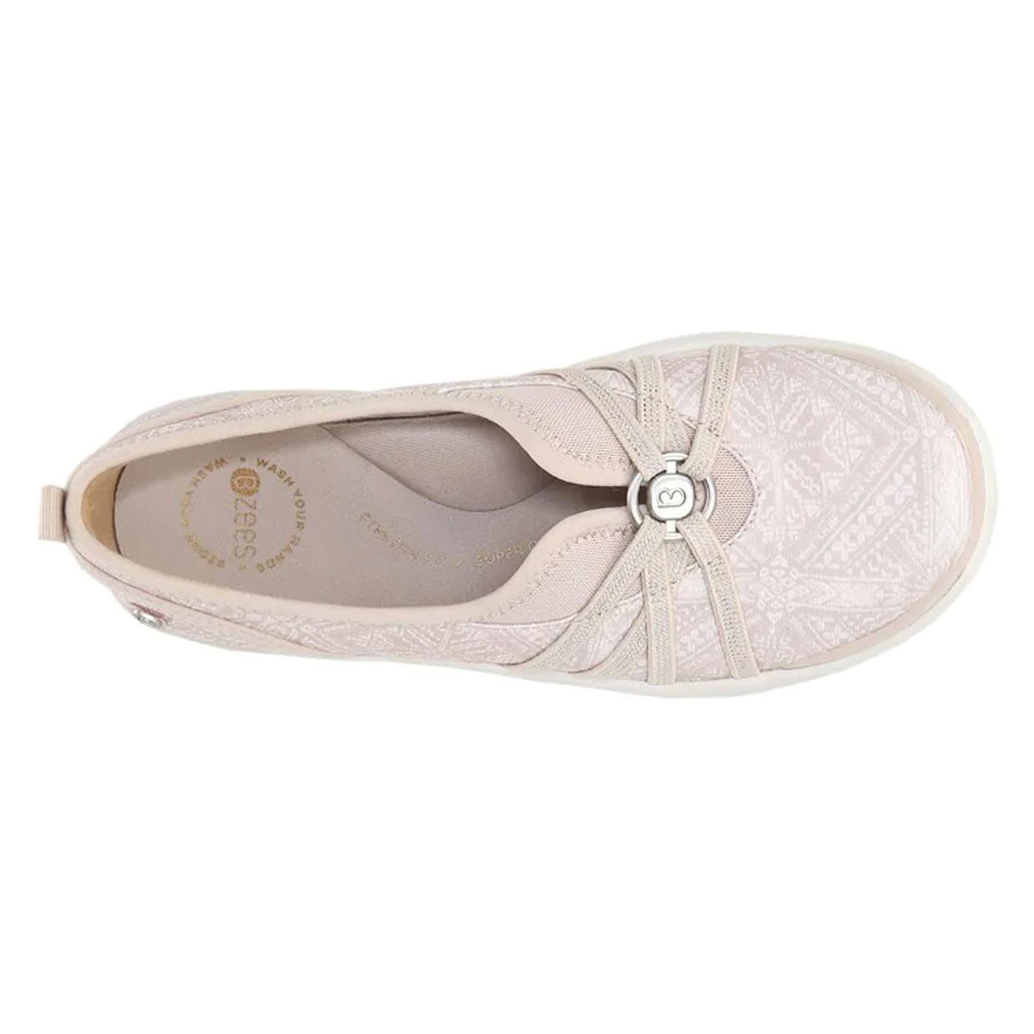 Peltz Shoes  Women's Bzees Niche Slip-On BEIGE MULTI H5206F8252