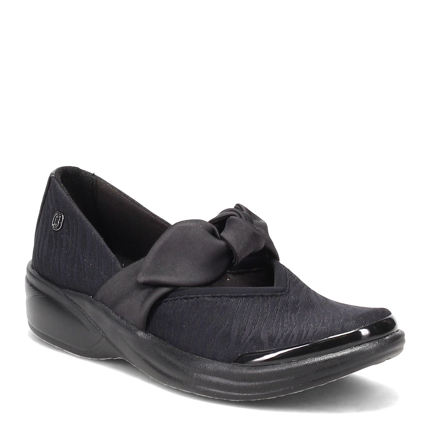 Peltz Shoes  Women's BZees Playful Slip-On BLACK H5207F1001