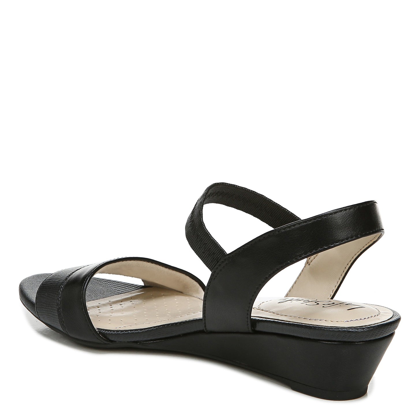 Peltz Shoes  Women's LifeStride Yuma Sandal BLACK H5211S1001