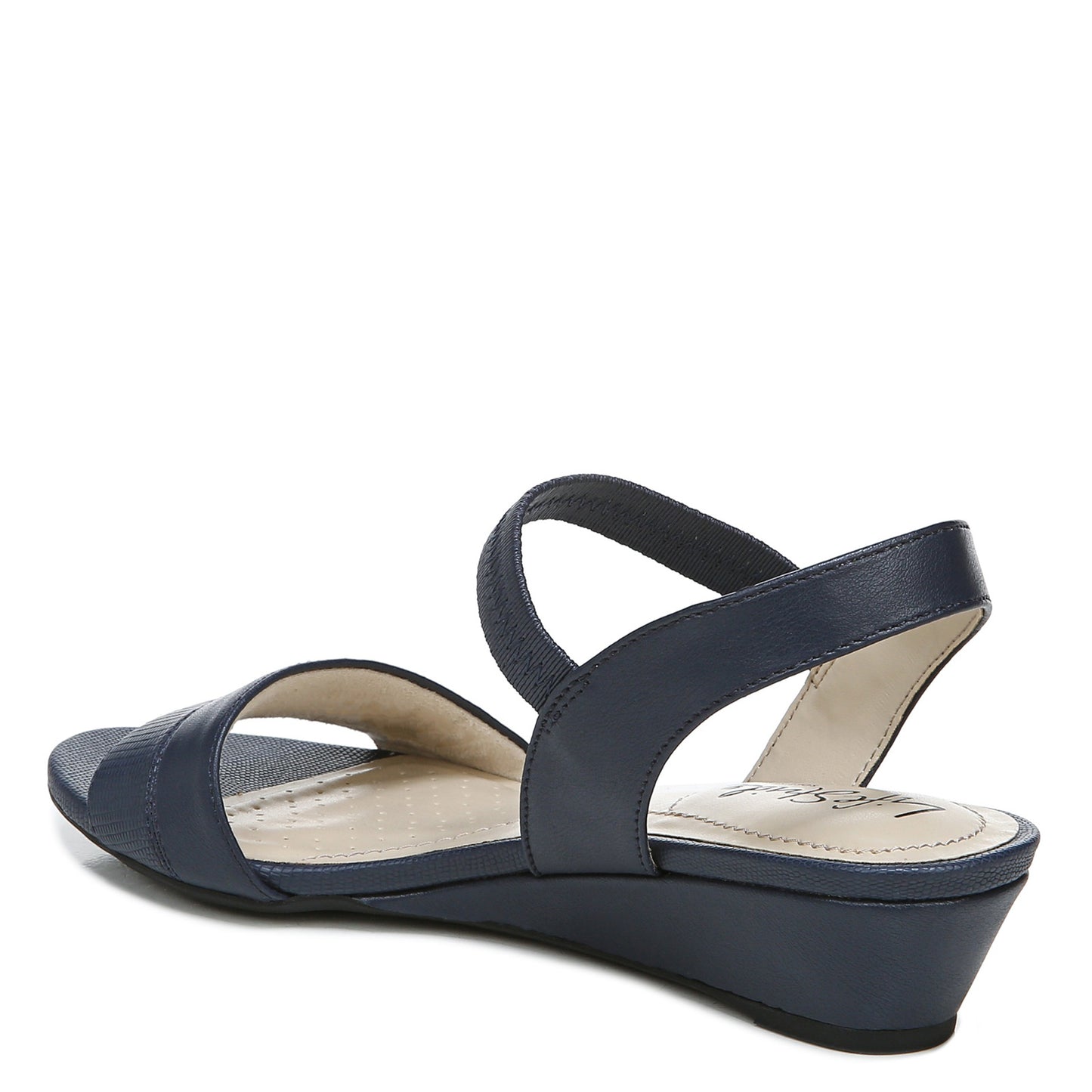 Peltz Shoes  Women's LifeStride Yuma Sandal NAVY H5211S1400
