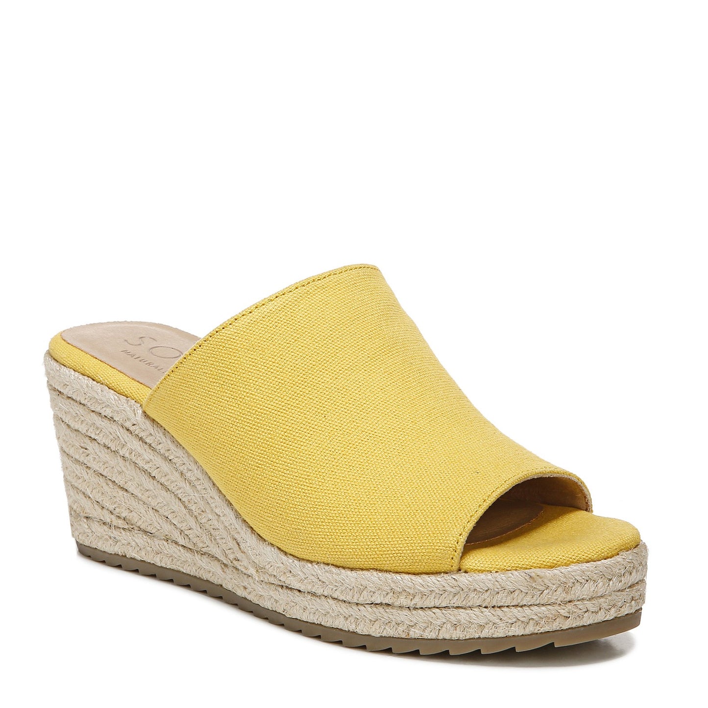 Peltz Shoes  Women's Soul Naturalizer Oodles Wedge Sandal YELLOW H5570F7700