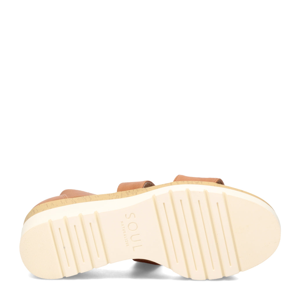 Women's Soul Naturalizer Goodtimes Wedge Sandal BROWN H5571S0200