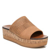 Peltz Shoes  Women's Naturalizer Nebraska Sandal BROWN H5588S3200