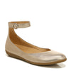 Peltz Shoes  Women's Naturalizer Valentina Flat SILVER H5740S3250