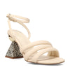 Peltz Shoes  Women's Circus NY Bobbie Sandal IVORY SNAKE H5912S2900
