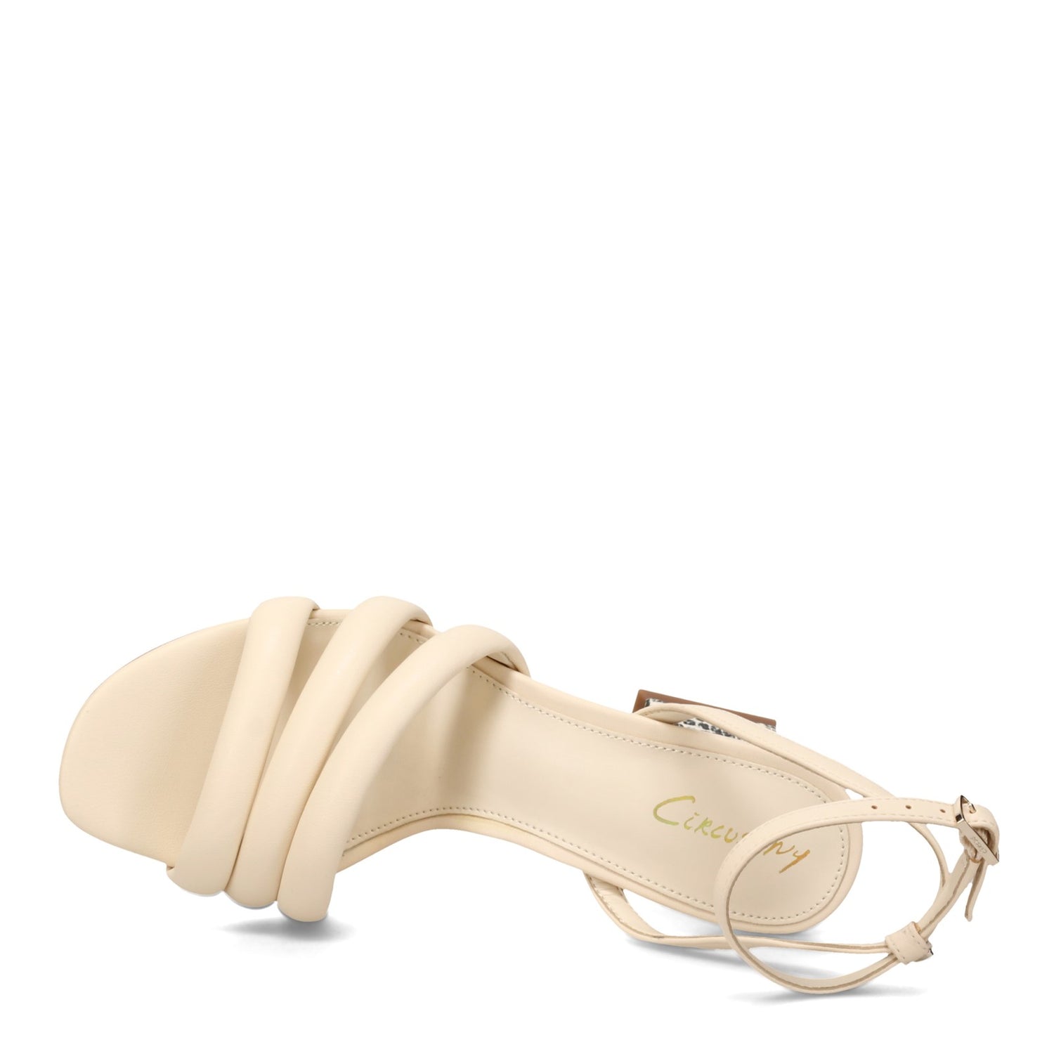 Peltz Shoes  Women's Circus NY Bobbie Sandal IVORY SNAKE H5912S2900