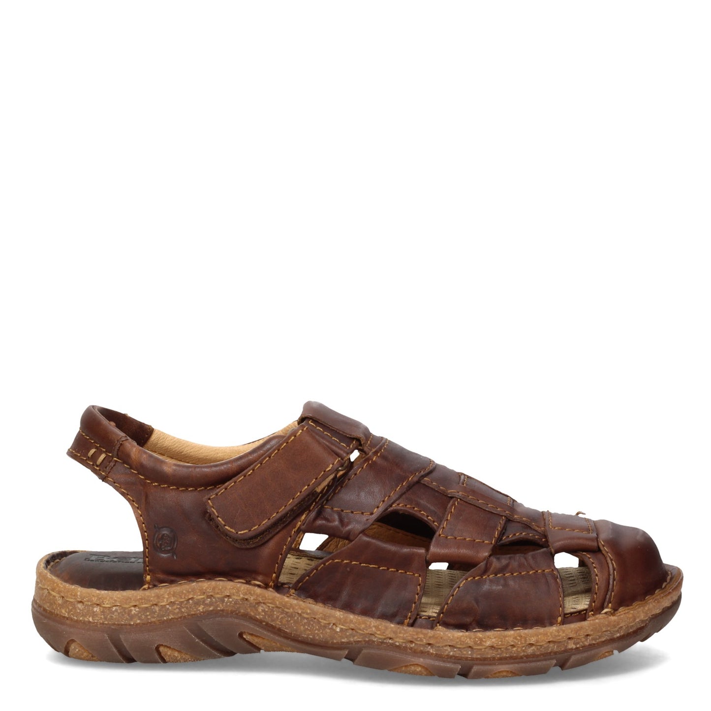 Peltz Shoes  Men's Born Cabot Sandal Brown H59706