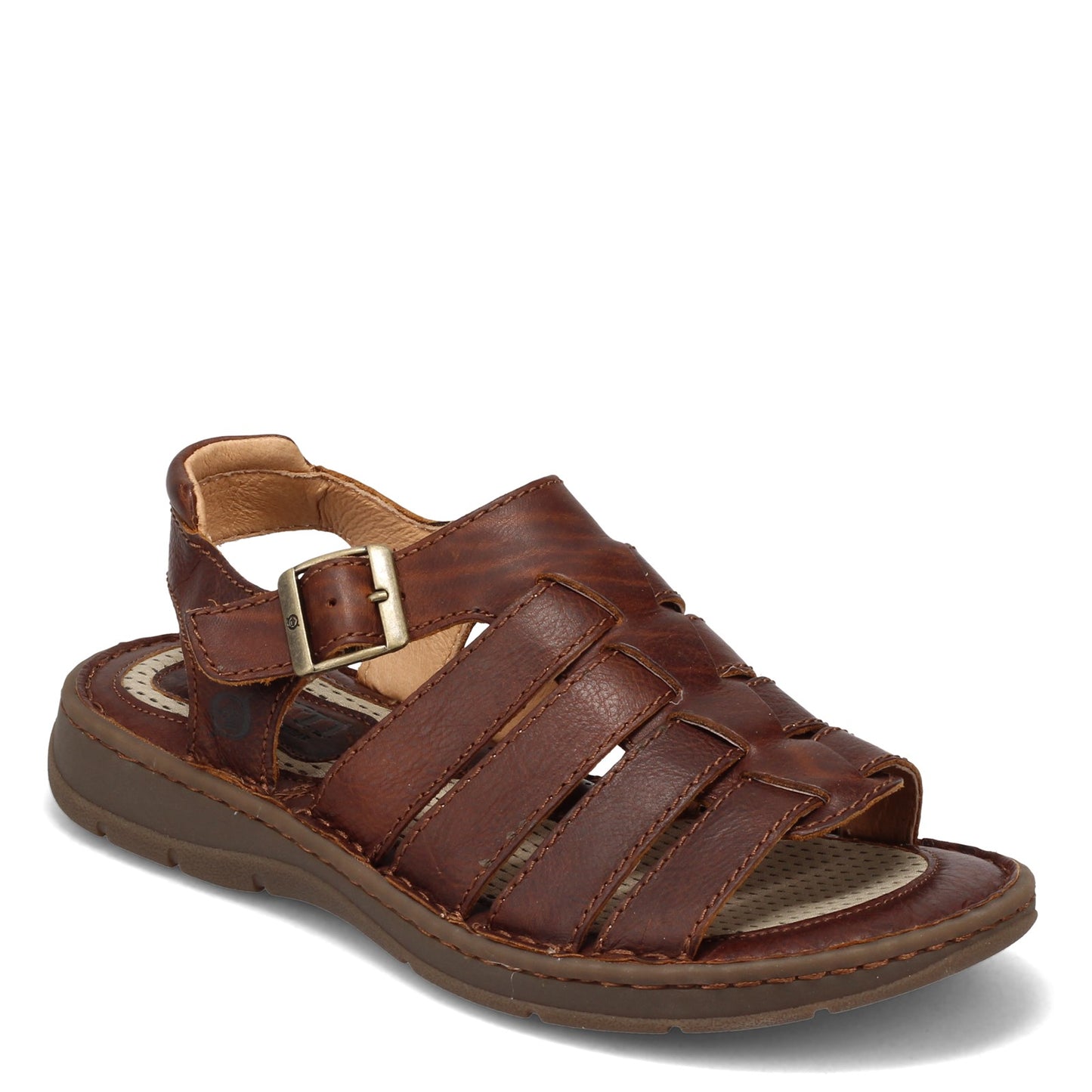Peltz Shoes  Men's Born Wichita Sandal Tan H60516