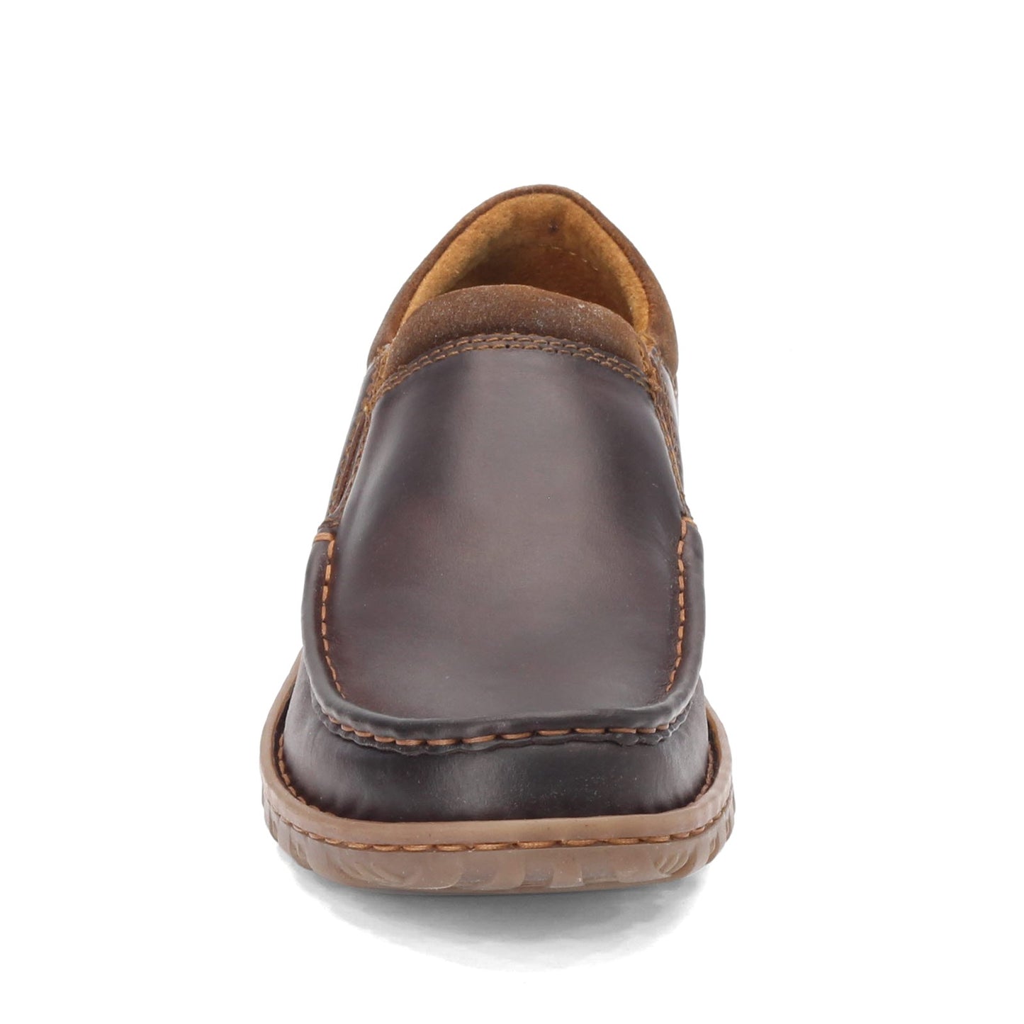 Peltz Shoes  Men's Born Gudmund Slip-On Dark Brown H65123
