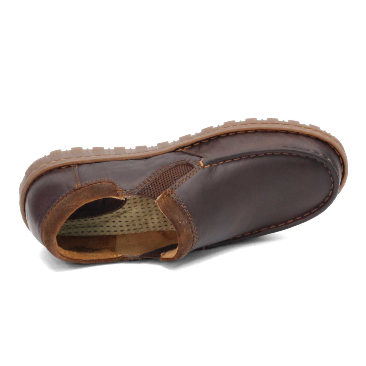 Peltz Shoes  Men's Born Gudmund Slip-On Dark Brown H65123