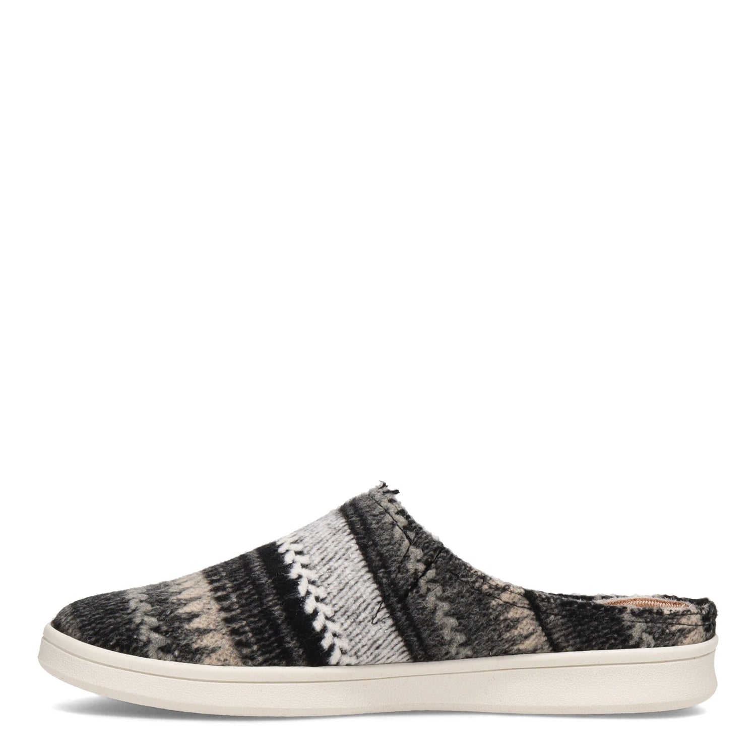 Peltz Shoes  Women's LifeStride Nomad Mule BLACK KNIT H6589F3001