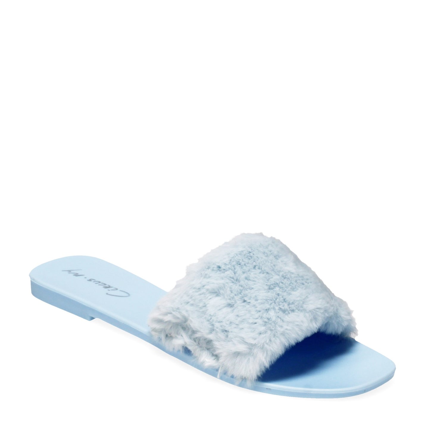 Peltz Shoes  Women's Circus NY Everette Slide BABY BLUE H6966F1400