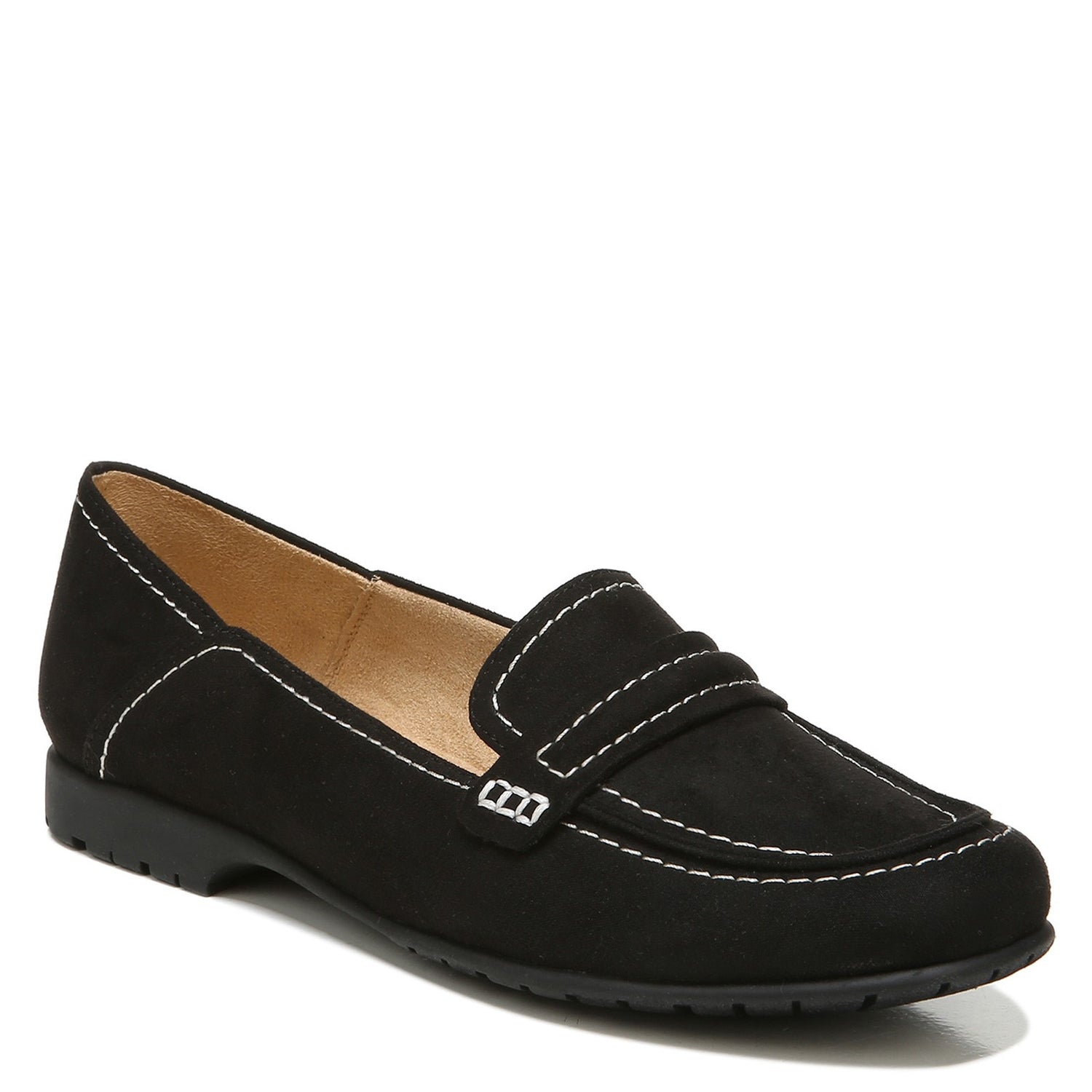 Peltz Shoes  Women's Naturalizer Dannah Slip-On BLACK FABRIC H7210F1003
