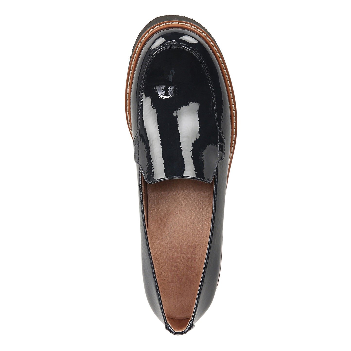 Peltz Shoes  Women's Naturalizer Cabaret Slip-On NAVY H7224SA402