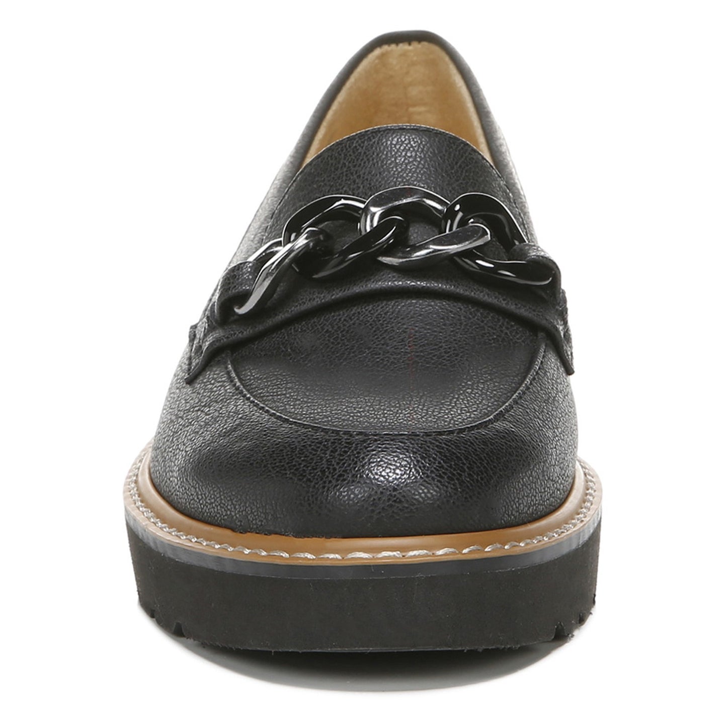 Peltz Shoes  Women's Naturalizer Emmal Loafer JET BLACK H7226S3001