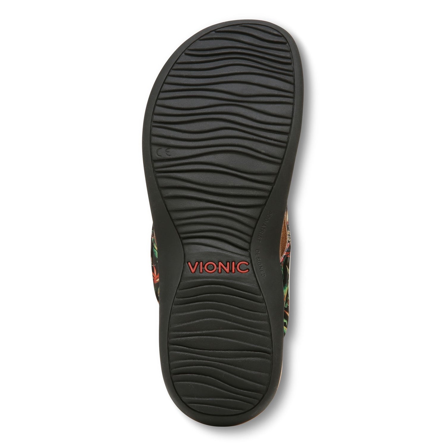 Peltz Shoes  Women's Vionic Bella II Sandal BLACK TROPICAL H7740S1001