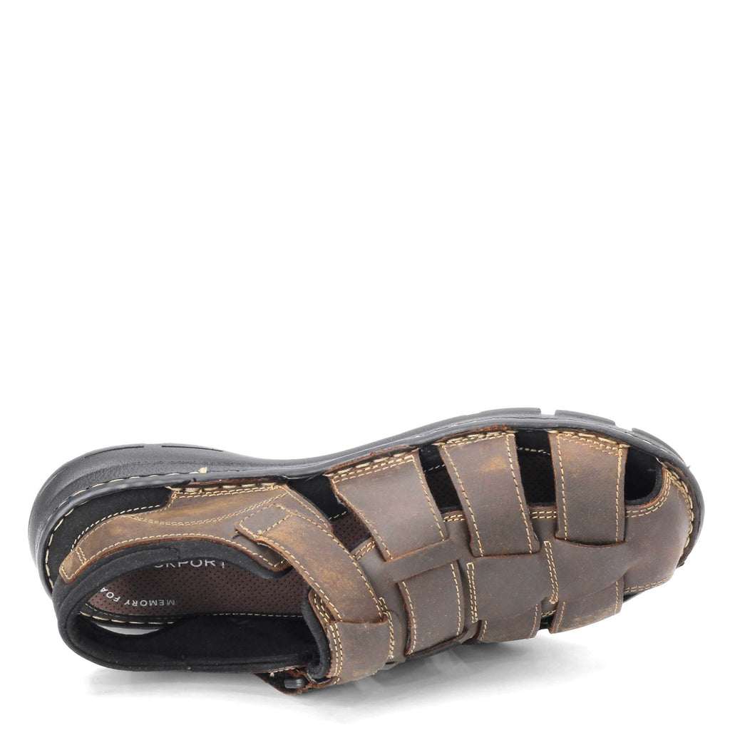 Men's Rockport Darwyn Fisherman Sandal BROWN H80310