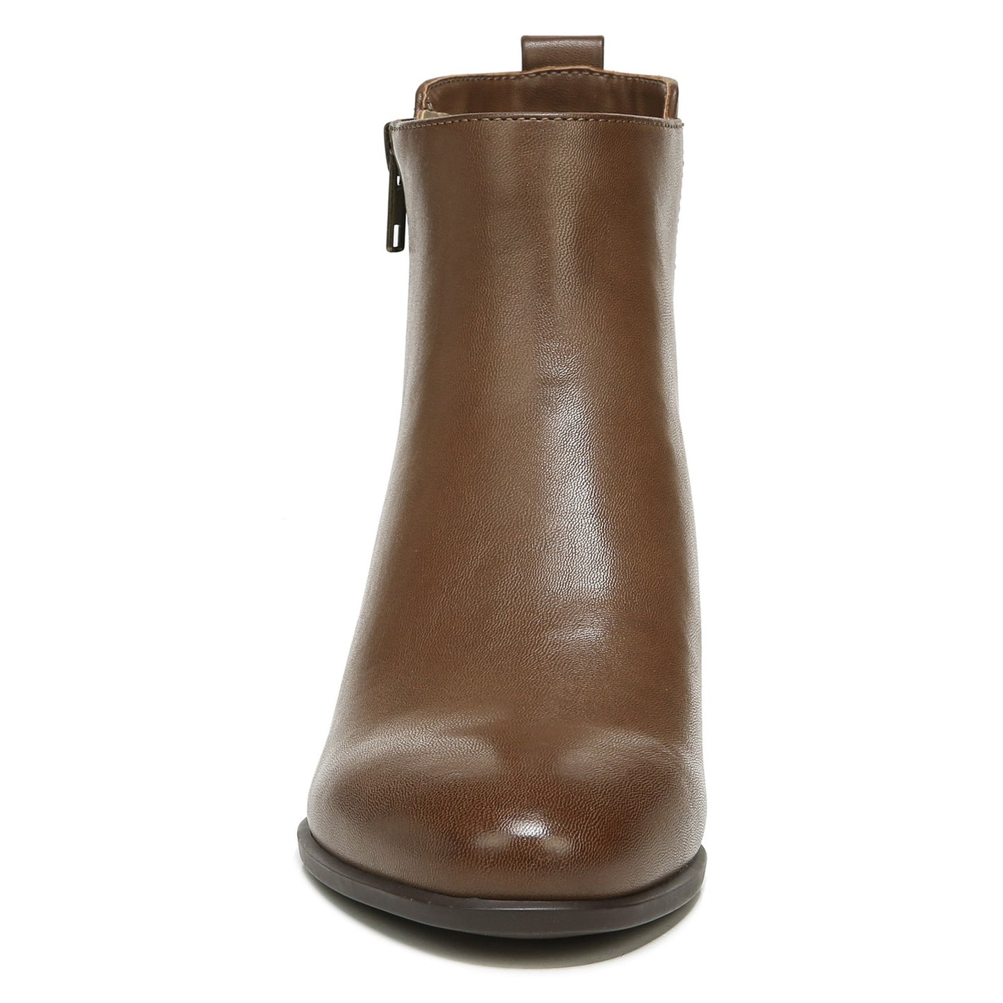 Peltz Shoes  Women's SOUL Naturalizer Richy Zip Boot BROWN H8167S1203