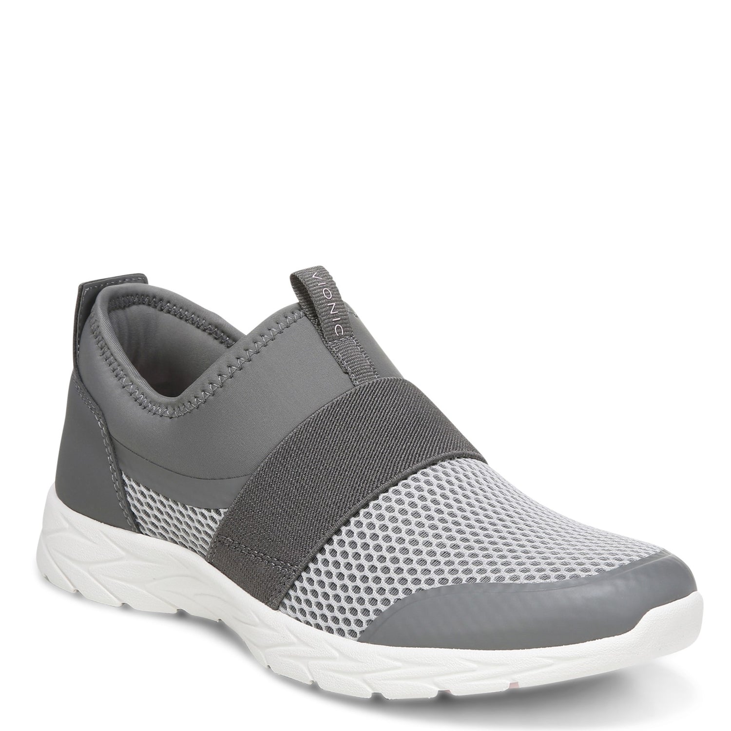 Peltz Shoes  Women's Vionic Camrie Sneaker Charcoal Mesh H8211M1020