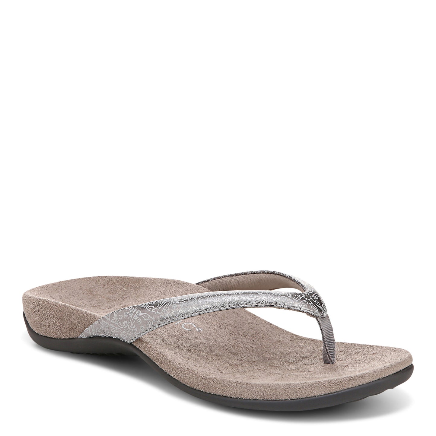 Peltz Shoes  Women's Vionic Dillon Sandal SILVER H8215L6021