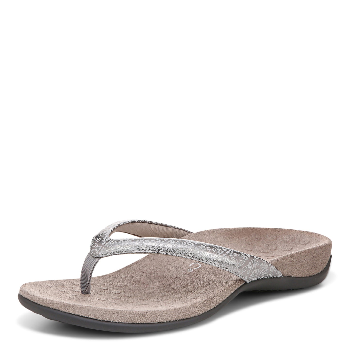 Peltz Shoes  Women's Vionic Dillon Sandal SILVER H8215L6021