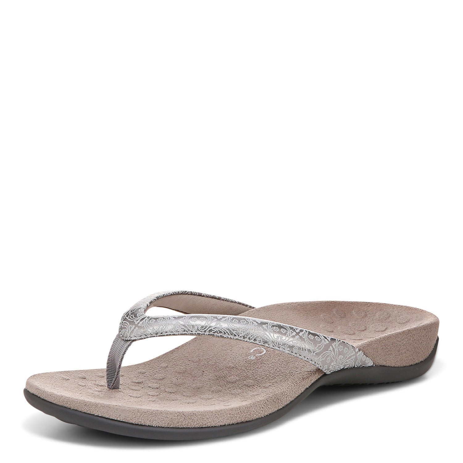 Peltz Shoes  Women's Vionic Dillon Sandal SILVER H8215L6021
