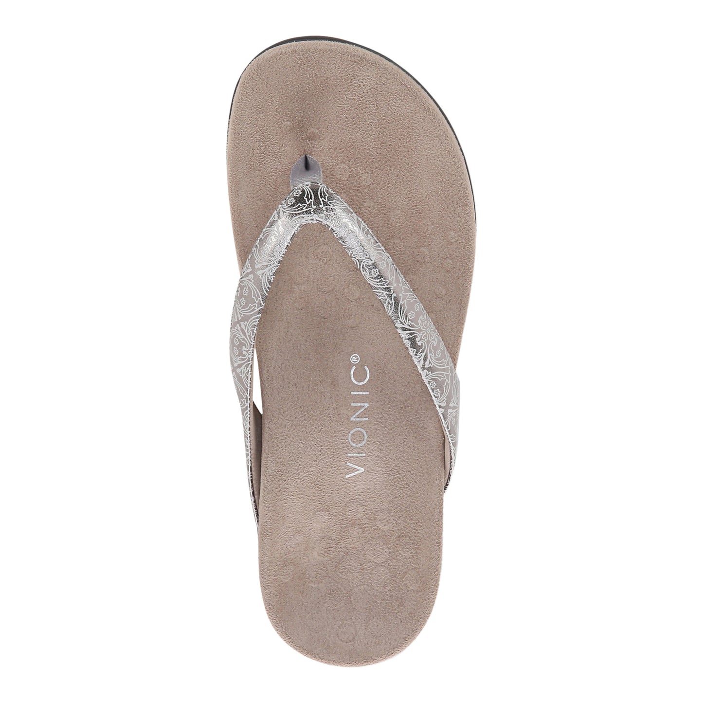 Peltz Shoes  Women's Vionic Dillon Sandal SILVER H8215L6021