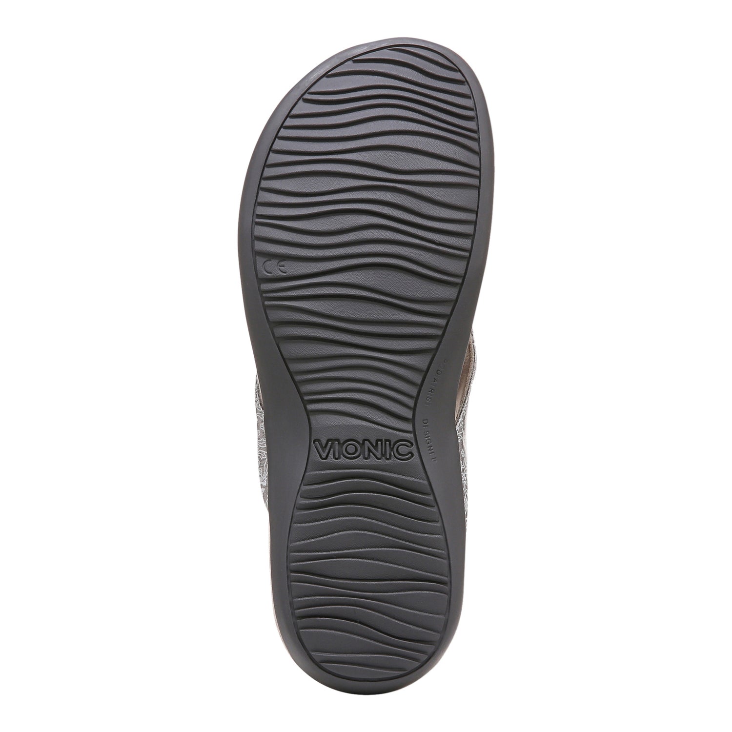 Peltz Shoes  Women's Vionic Dillon Sandal SILVER H8215L6021