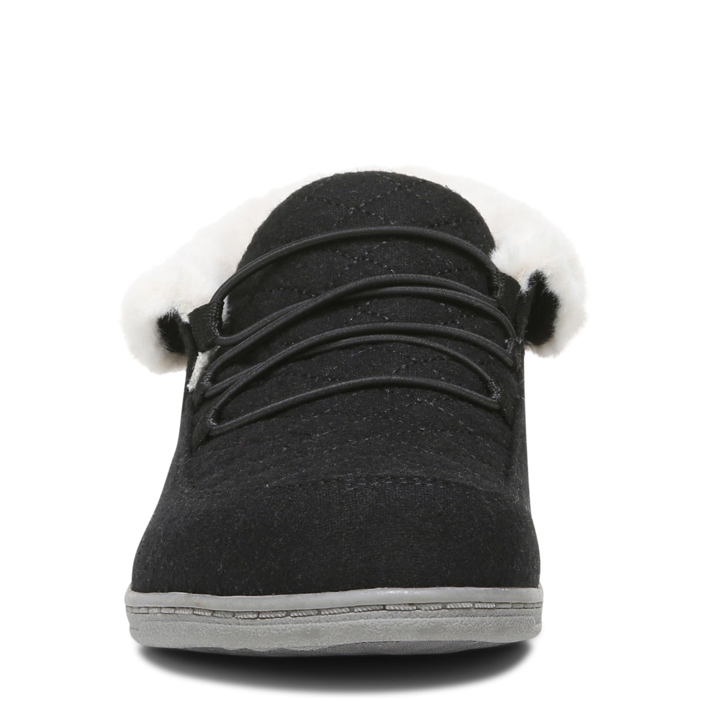 Peltz Shoes  Women's Vionic Indulge Believe Slipper BLACK H8294F1001