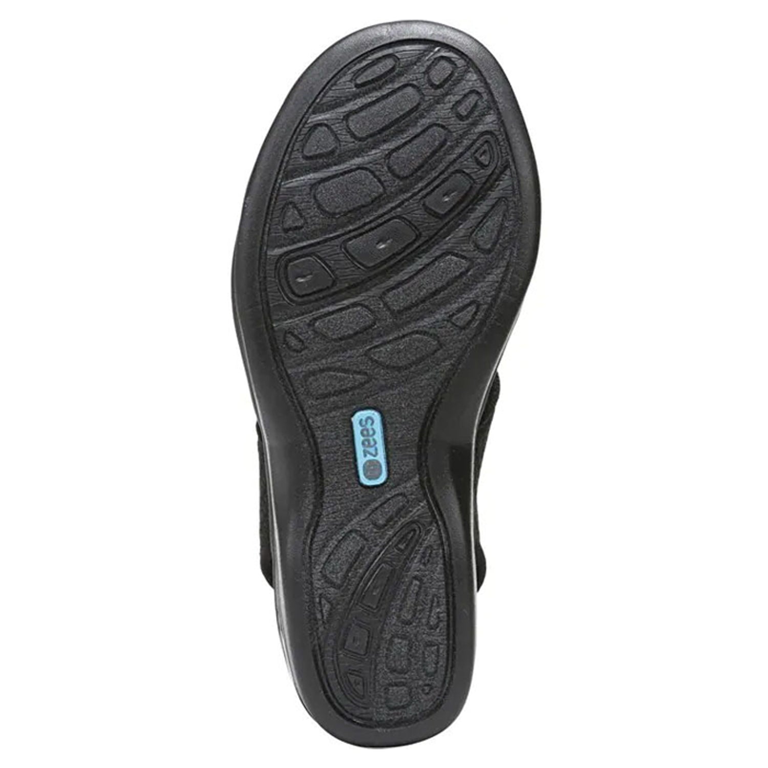 Peltz Shoes  Women's BZees Double Up Sandal BLACK KNIT H8864F2001