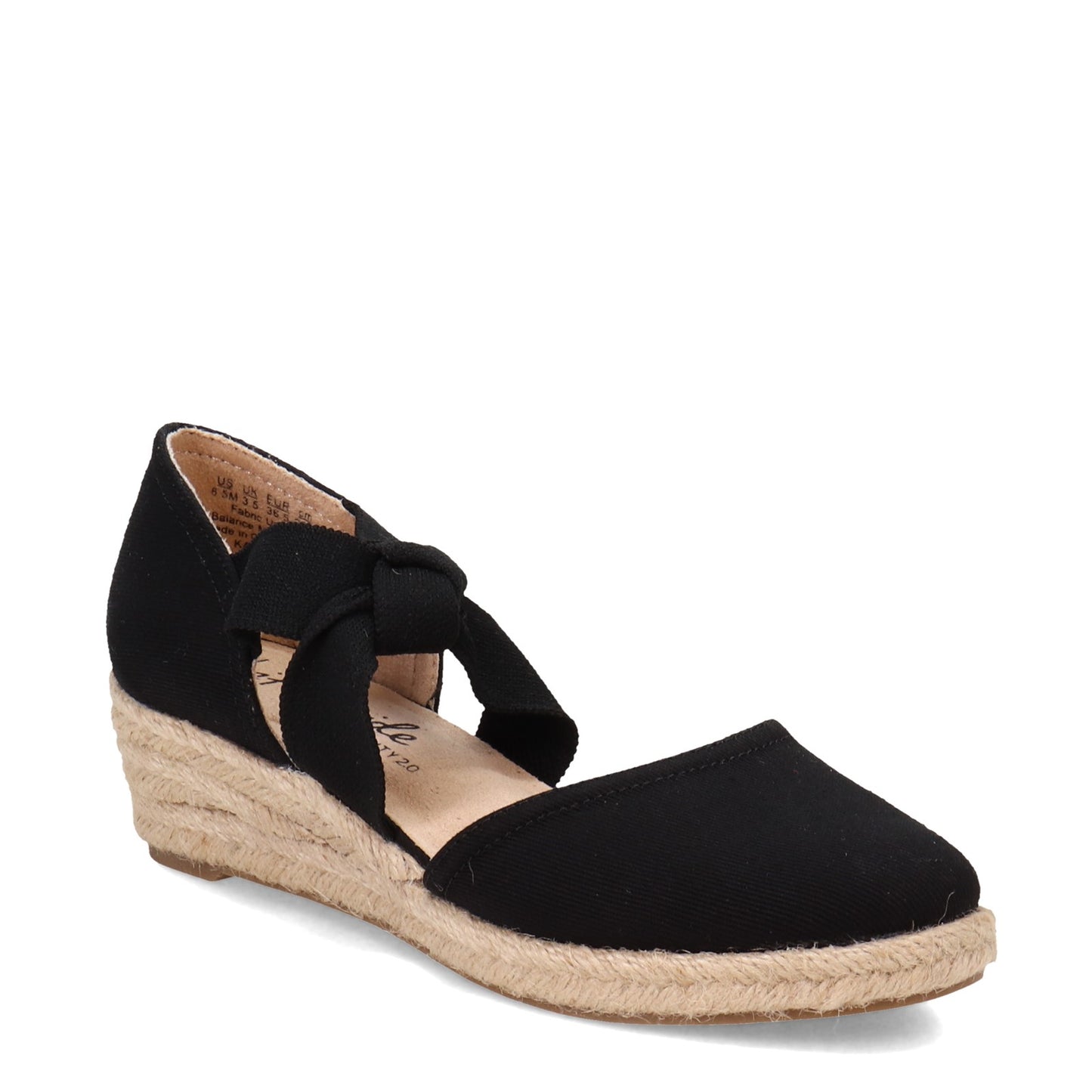 Peltz Shoes  Women's LifeStride Kascade Slip-On BLACK H9179F3001