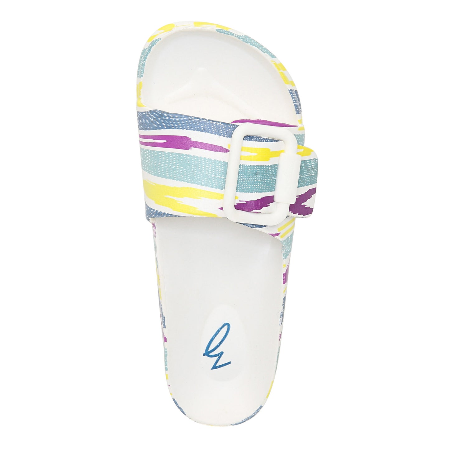 Peltz Shoes  Women's Zodiac Desert EVA Sandal WHITE MULTI H9563S1100