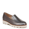 Peltz Shoes  Women's Vionic Kensley Loafer Pewter Metallic Leather H9623LA023
