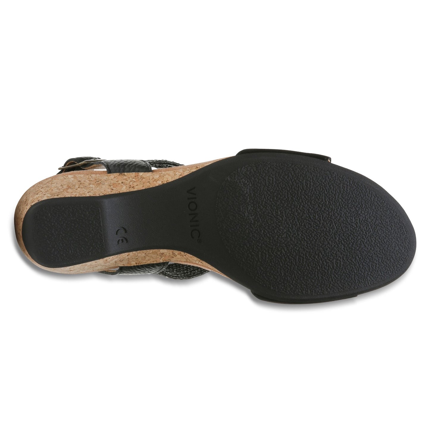 Peltz Shoes  Women's Vionic Kaytie Sandal BLACK H9647L1001