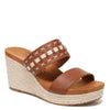 Peltz Shoes  Women's Zodiac Poppy Sandal COGNAC H9701S1201