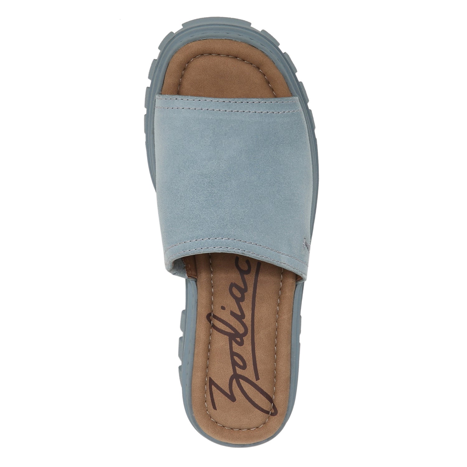 Peltz Shoes  Women's ZODIAC HALLE SANDAL BLUE H9705L3400