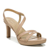 Peltz Shoes  Women's Naturalizer Brenta Strappy Sandal BEIGE H9892S0251