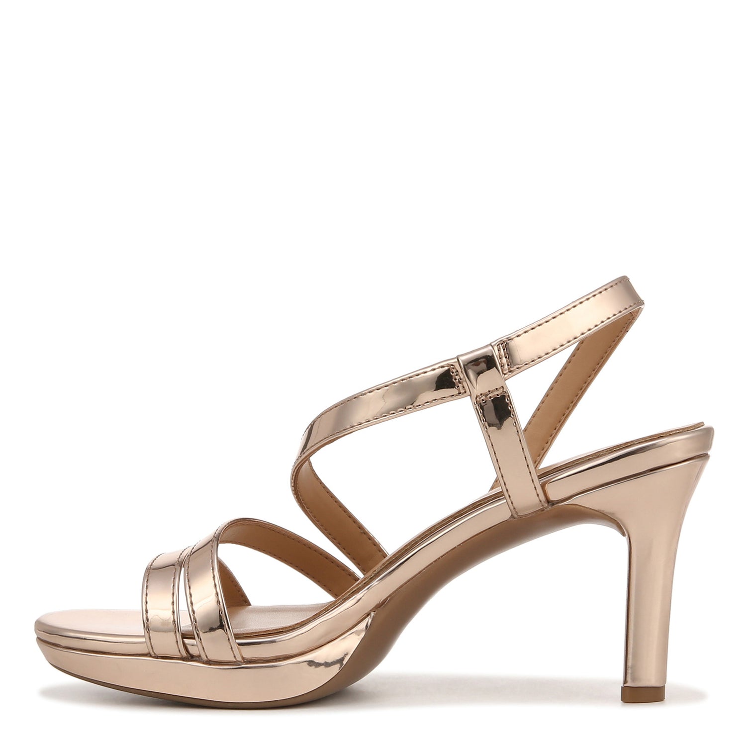 Peltz Shoes  Women's Naturalizer Brenta Sandal Gold H9892SA651
