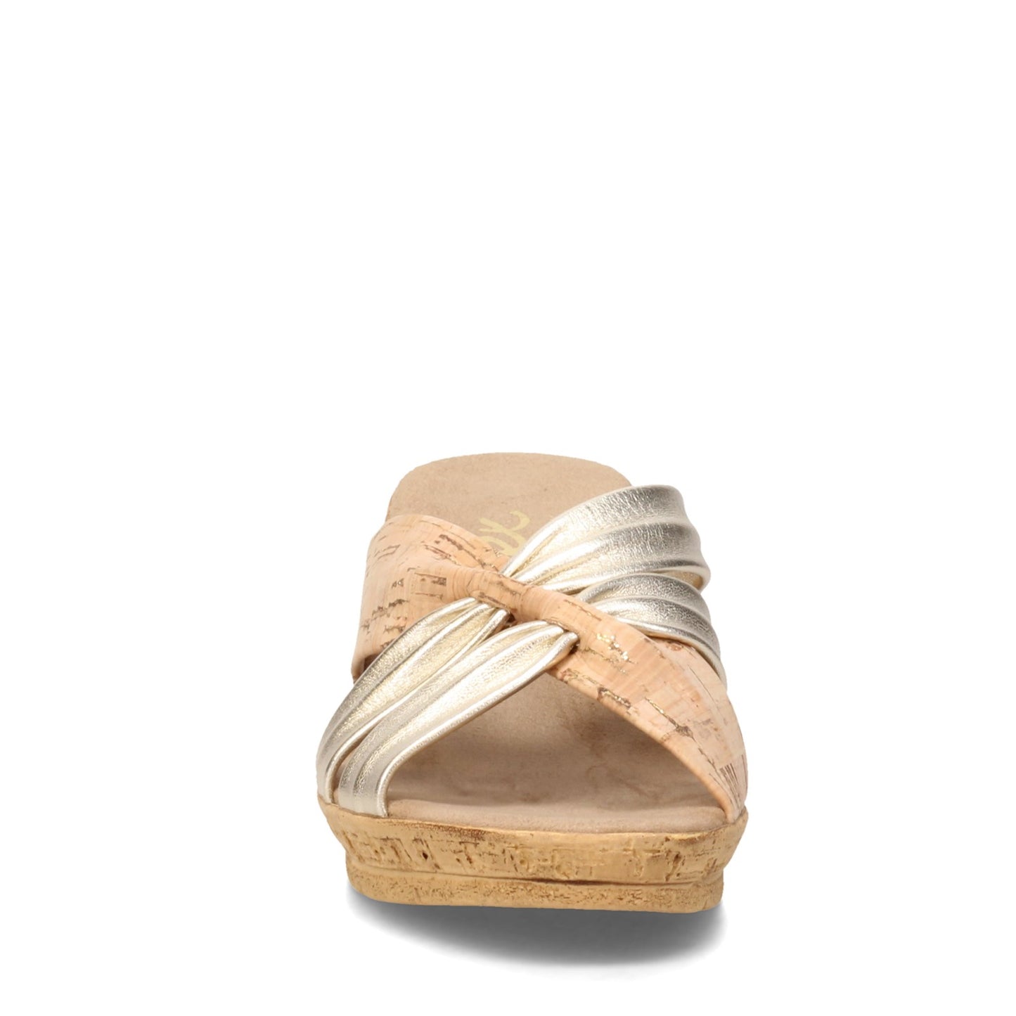 Peltz Shoes  Women's Onex Hadley Sandal CORK GOLD HADLEY-CORK