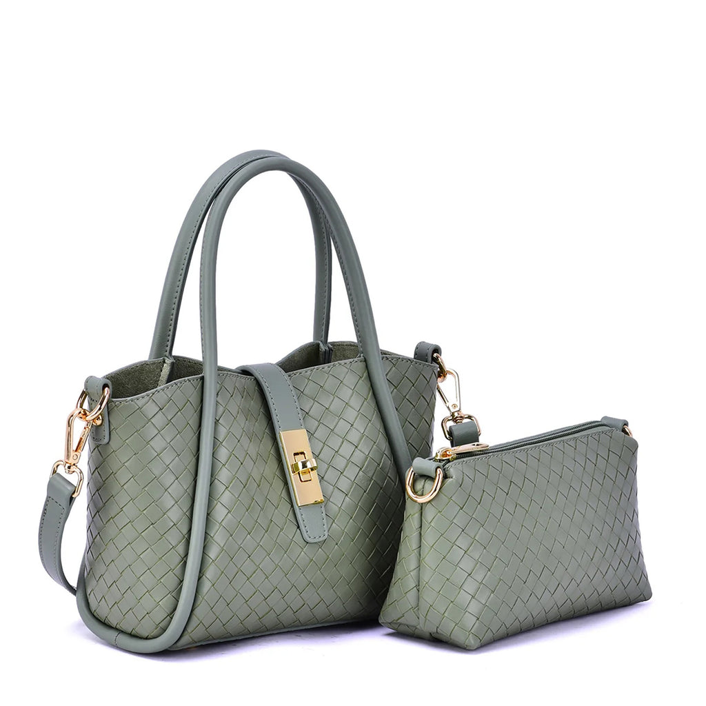 Women's Mellow World, Michelle Woven Embossed Crossbody