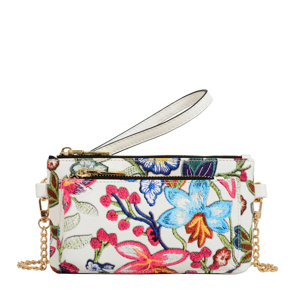 Women's Mellow World, Primerose Floral Patterned Wristlet