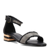 Peltz Shoes  Women's Vaneli Helee Sandal BLACK HELEE-BLACK CAN