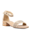 Peltz Shoes  Women's Vaneli Helee Sandal NATURAL HELEE-NAT CANVA