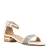 Peltz Shoes  Women's Vaneli Helee Sandal WHITE HELEE-WHITE CAN