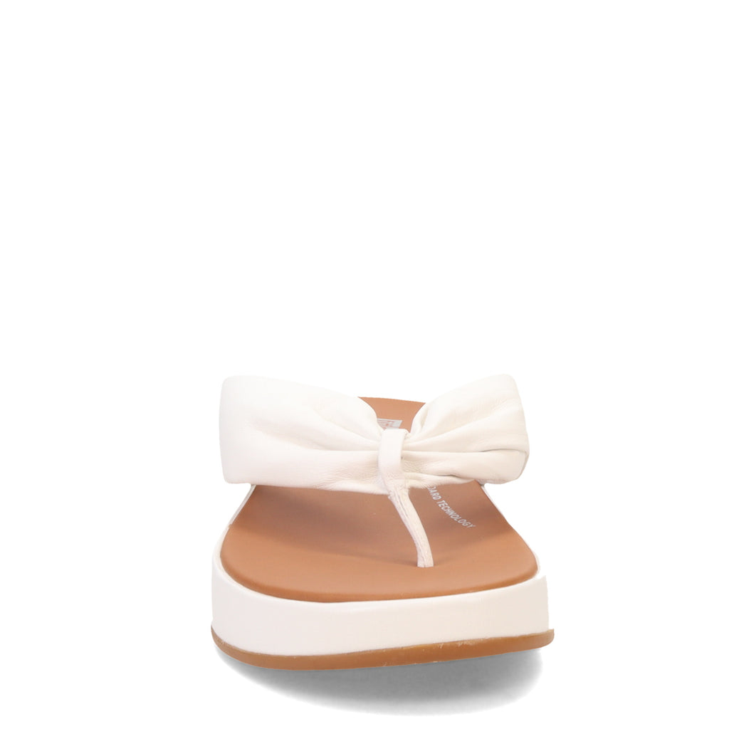 Women's FitFlop, F-Mode Leather-Twist Toe-Post Sandal