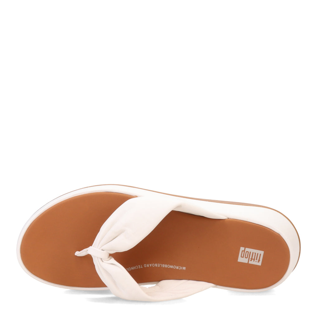 Women's FitFlop, F-Mode Leather-Twist Toe-Post Sandal