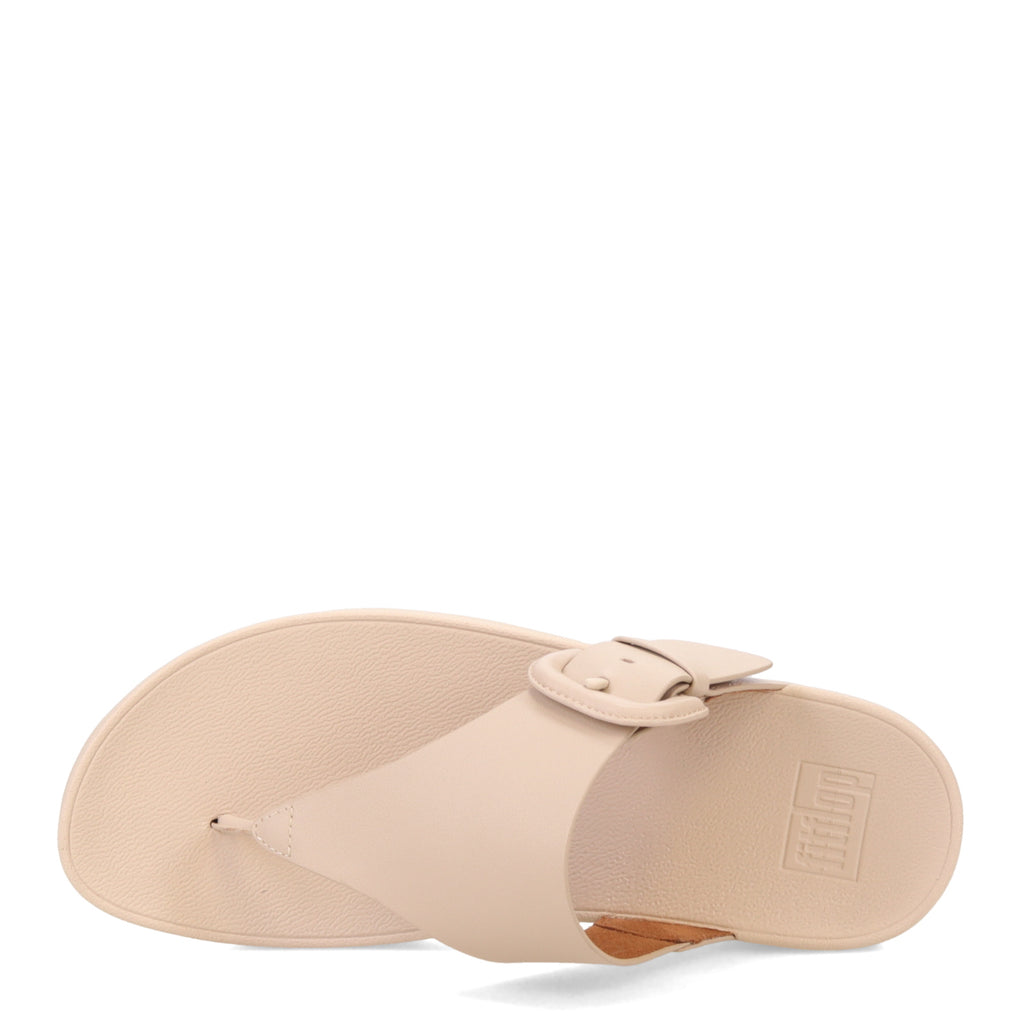 Women's FitFlop, Lulu Covered Buckle Thong Sandal