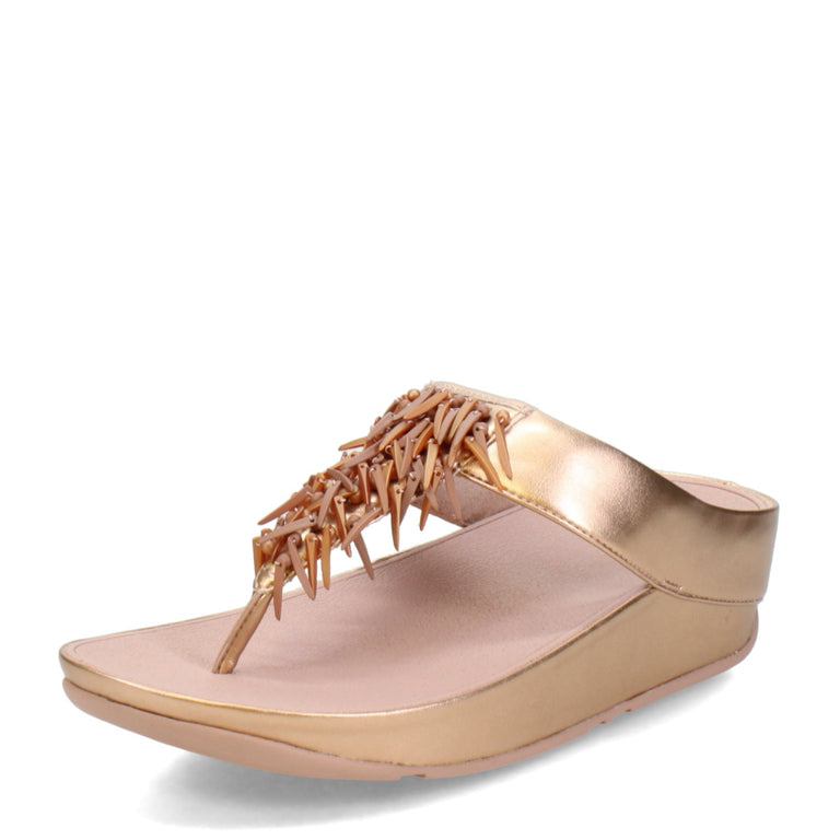 Women's FitFlop, Rumba Beaded Toe-Post Sandal