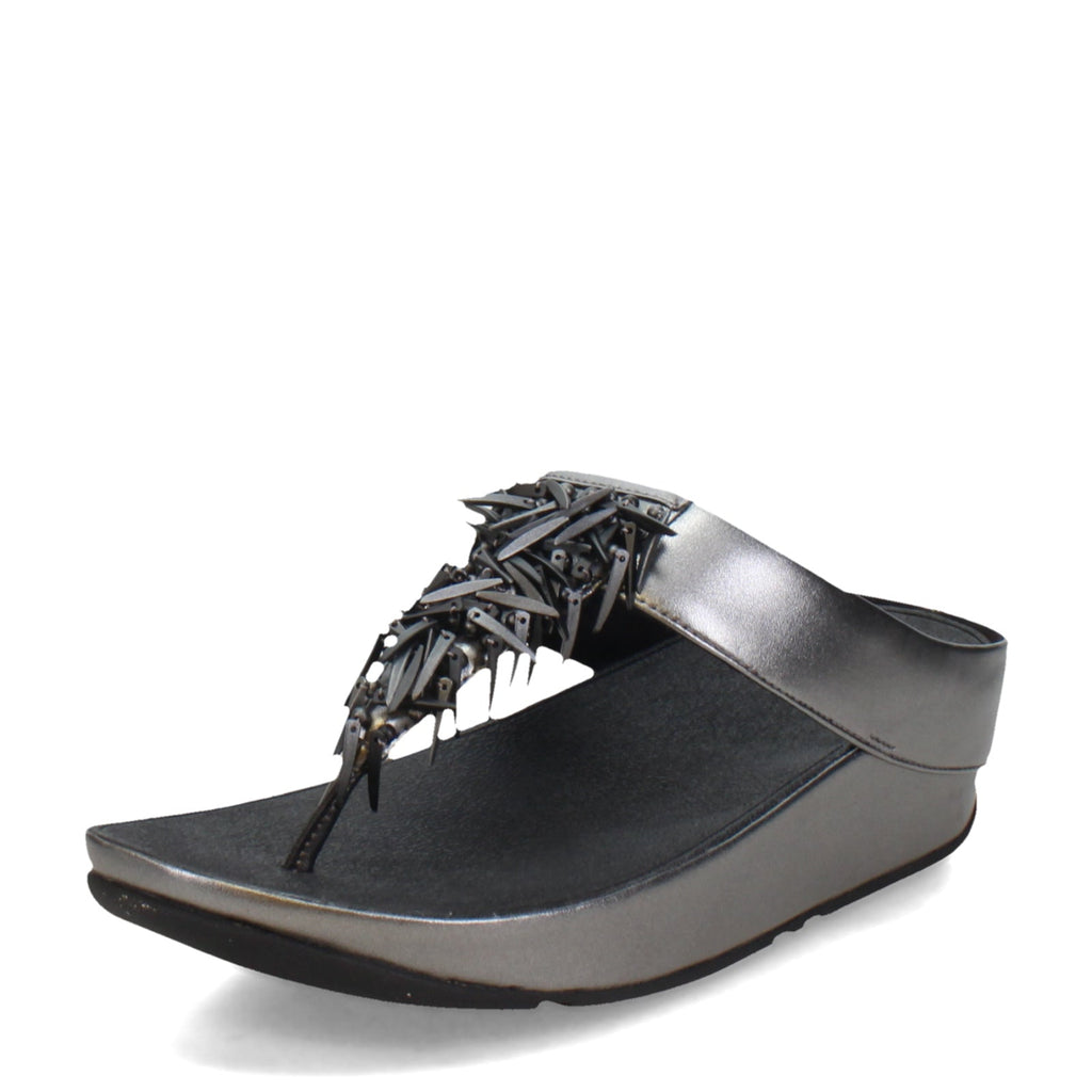 Women's FitFlop, Rumba Beaded Toe-Post Sandal