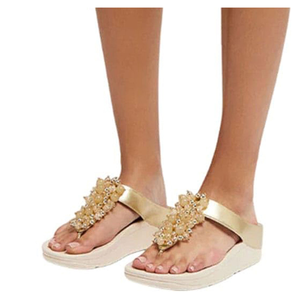 Women's FitFlop, Fino Bauble Toe-Post Sandal